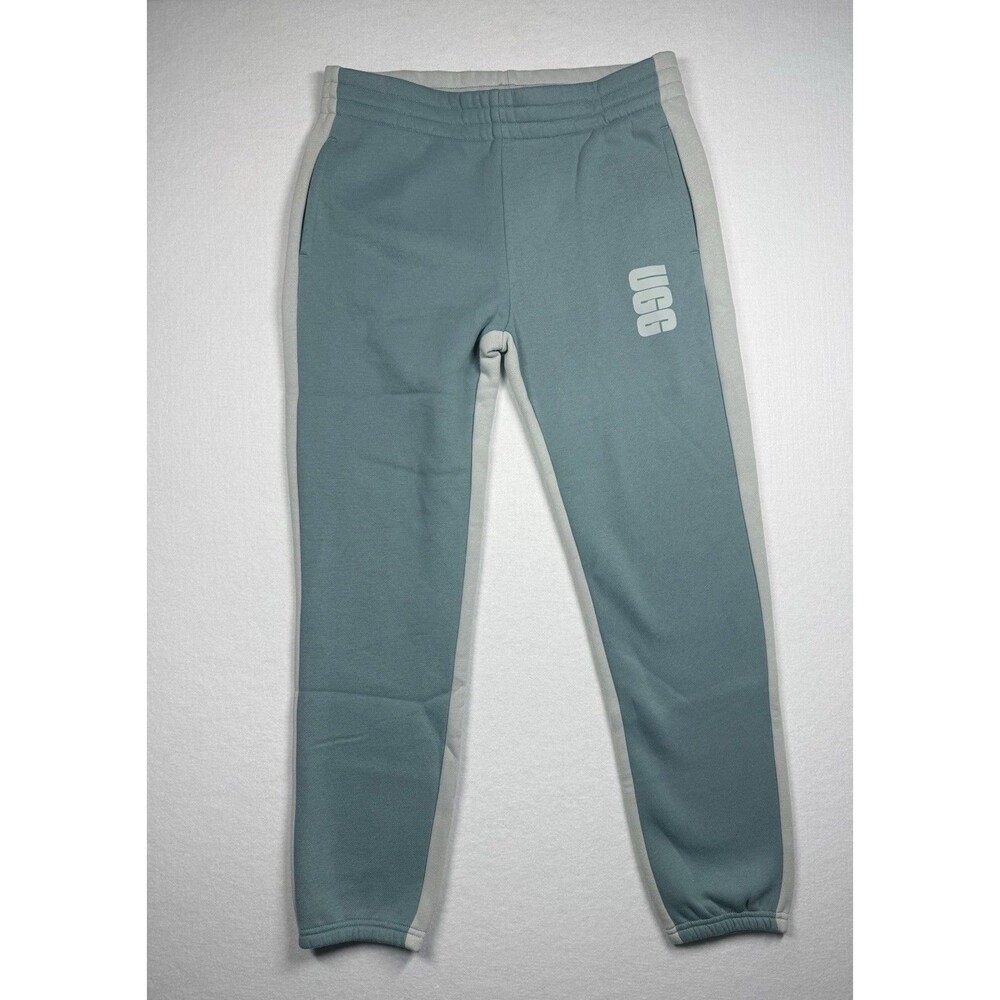 UGG Women’s Fleece Jogger Sweatpants Blue Green Colorblock Size Medium NWOT